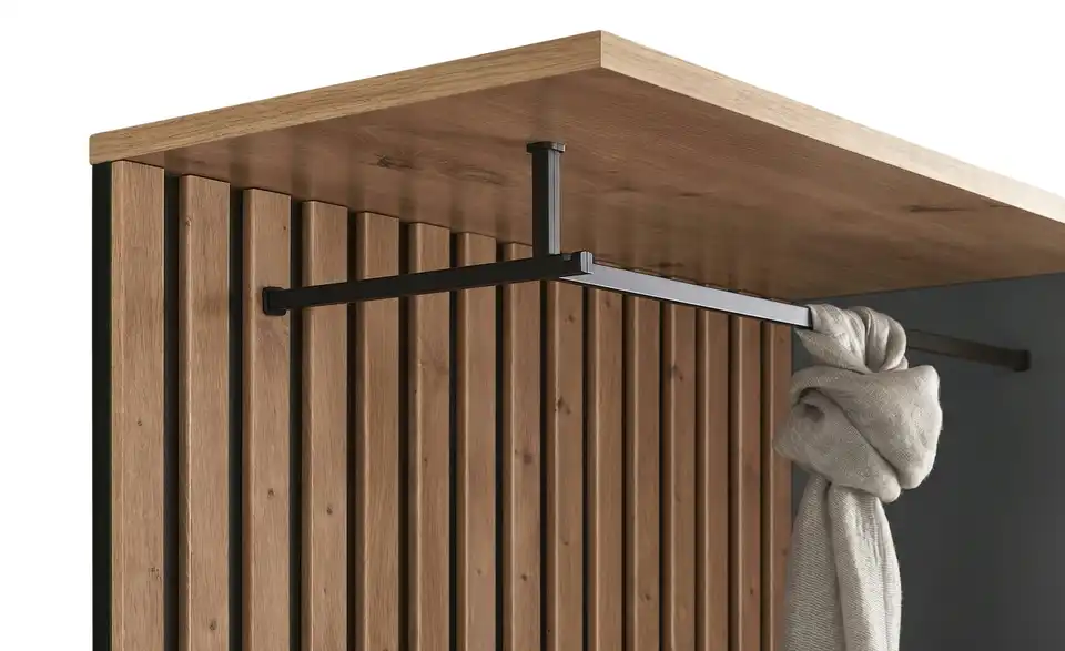 Kompaktgarderobe Mocha, Detailansicht