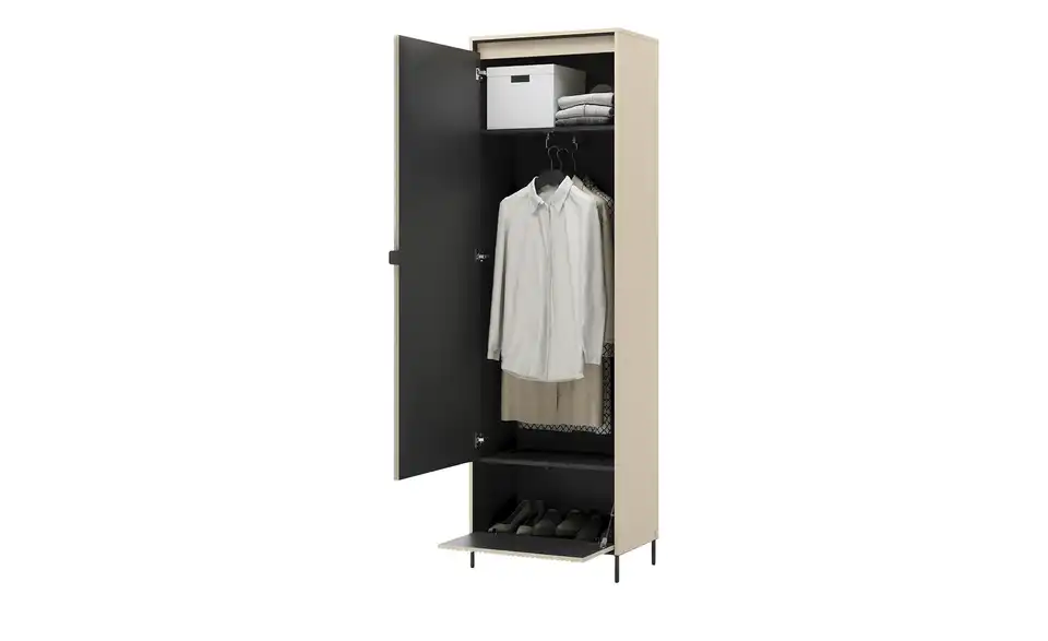 Garderobenschrank Teno, geöffnet