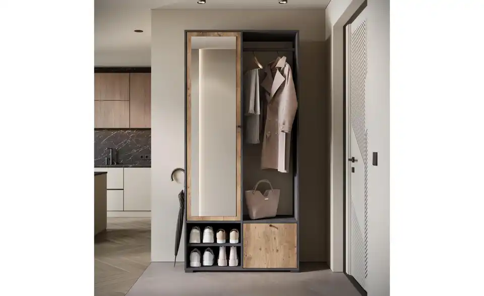 Garderobe, in Wohnsituation