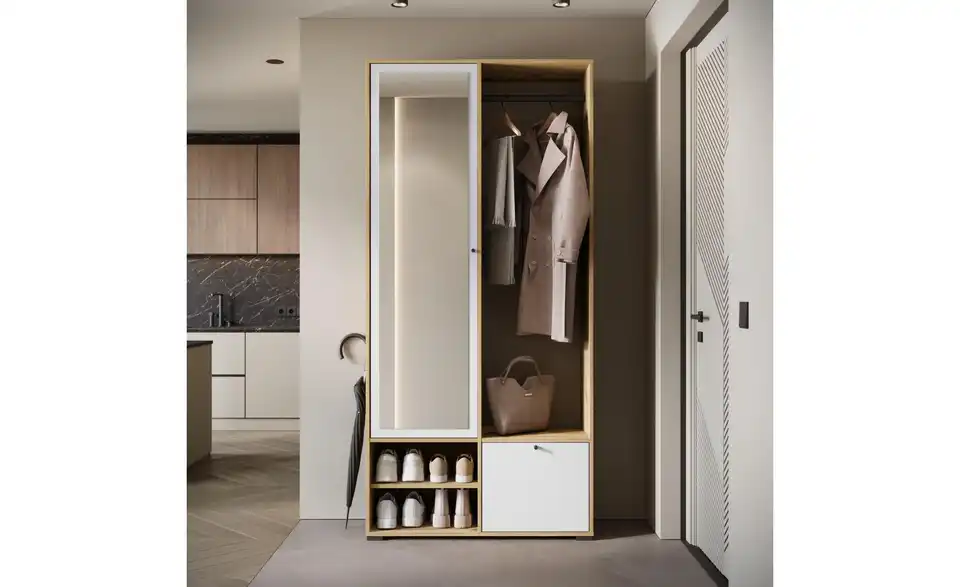 Garderobe, in Wohnsituation