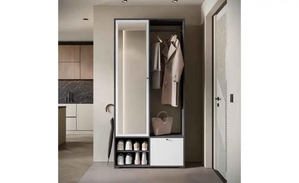 Garderobe, in Wohnsituation