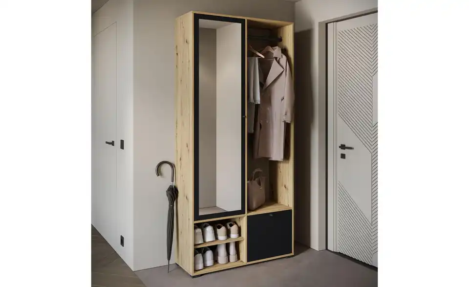 Garderobe, in Wohnsituation