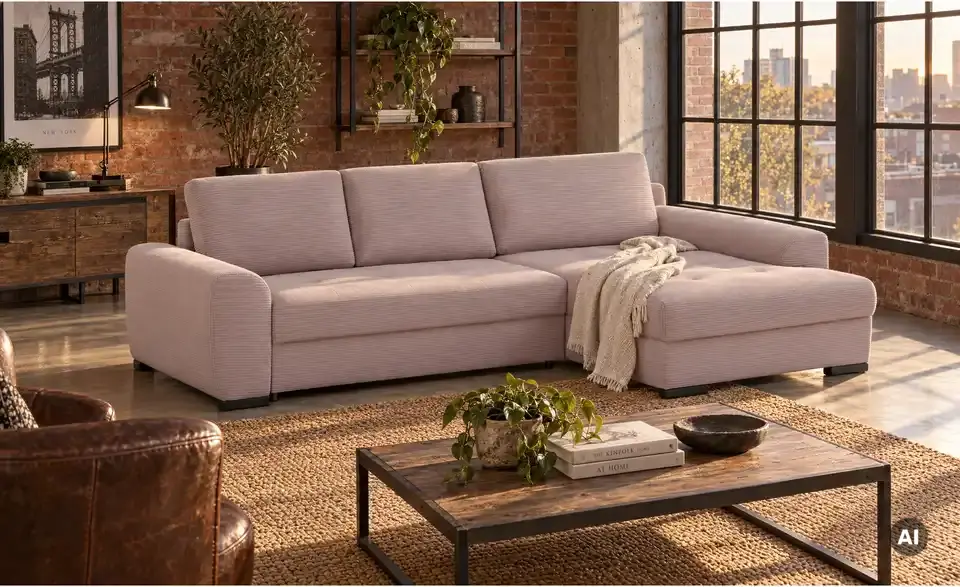 bobb Ecksofa Soumia, in Wohnsituation
