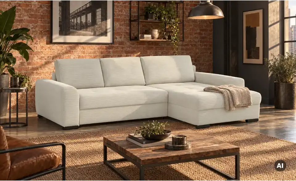 bobb Ecksofa Soumia, in Wohnsituation
