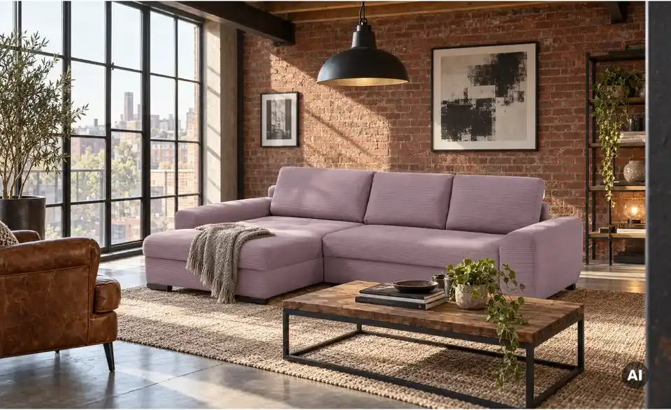 bobb Ecksofa Soumia, in Wohnsituation