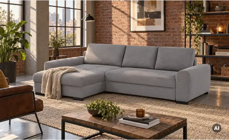 bobb Ecksofa Soumia, in Wohnsituation