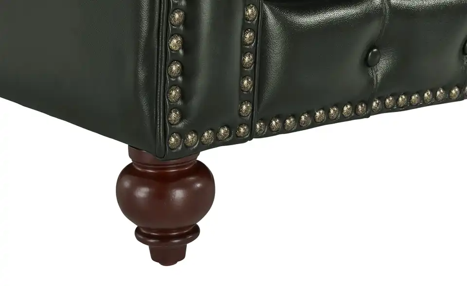 uno Ledersofa Chesterfield, Detailansicht
