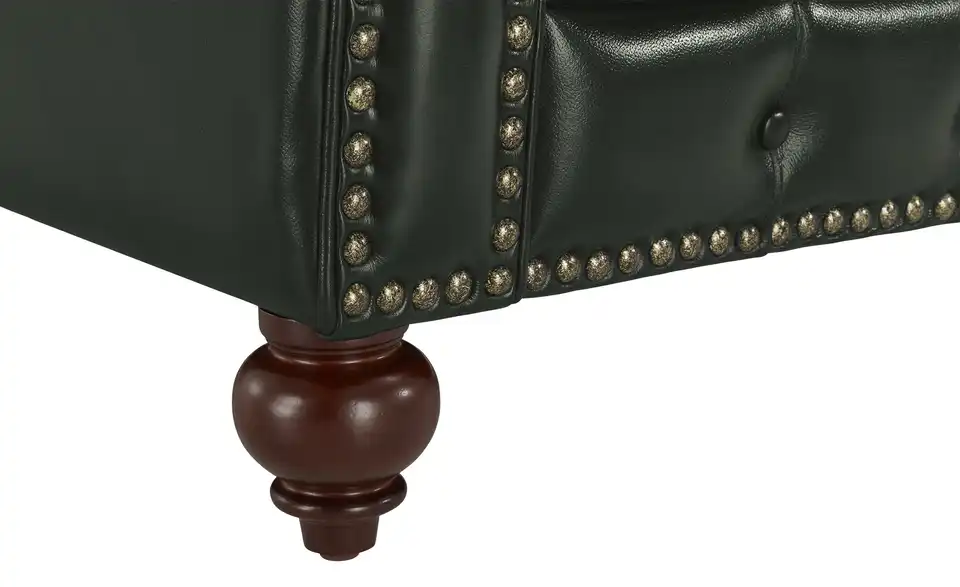 uno Ledersofa Chesterfield, Detailansicht