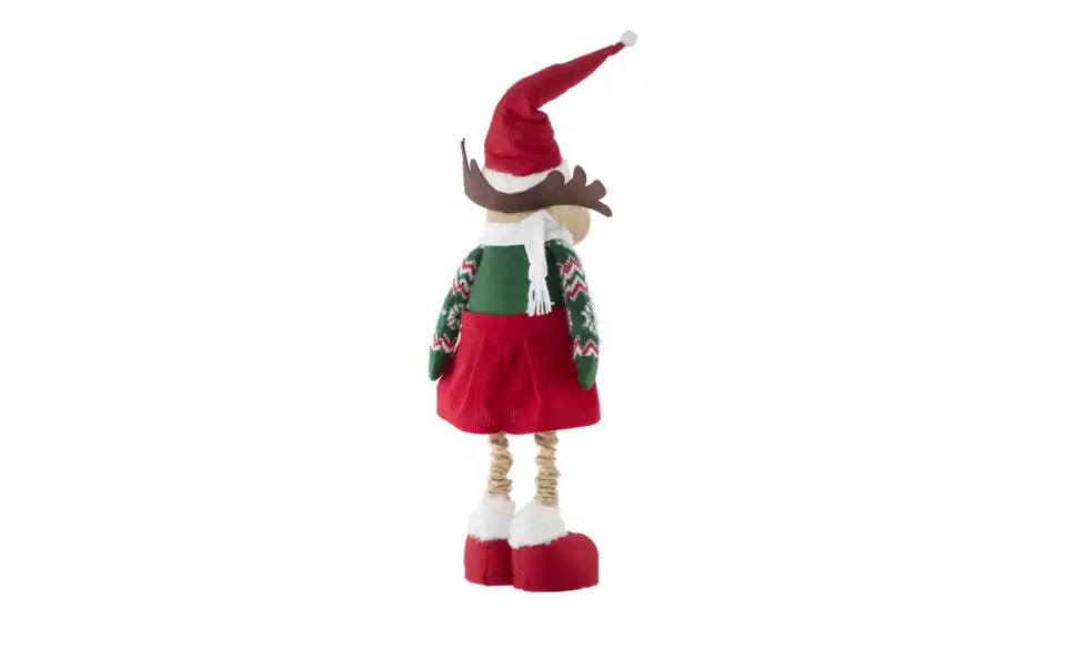 Figur Weihnachtsrentier, Rückansicht