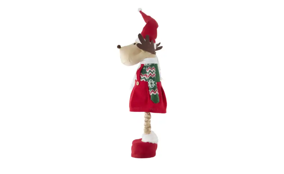 Figur Weihnachtsrentier, Profilansicht