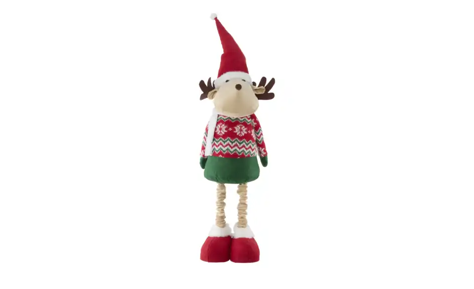 Figur Weihnachtsrentier, Frontansicht