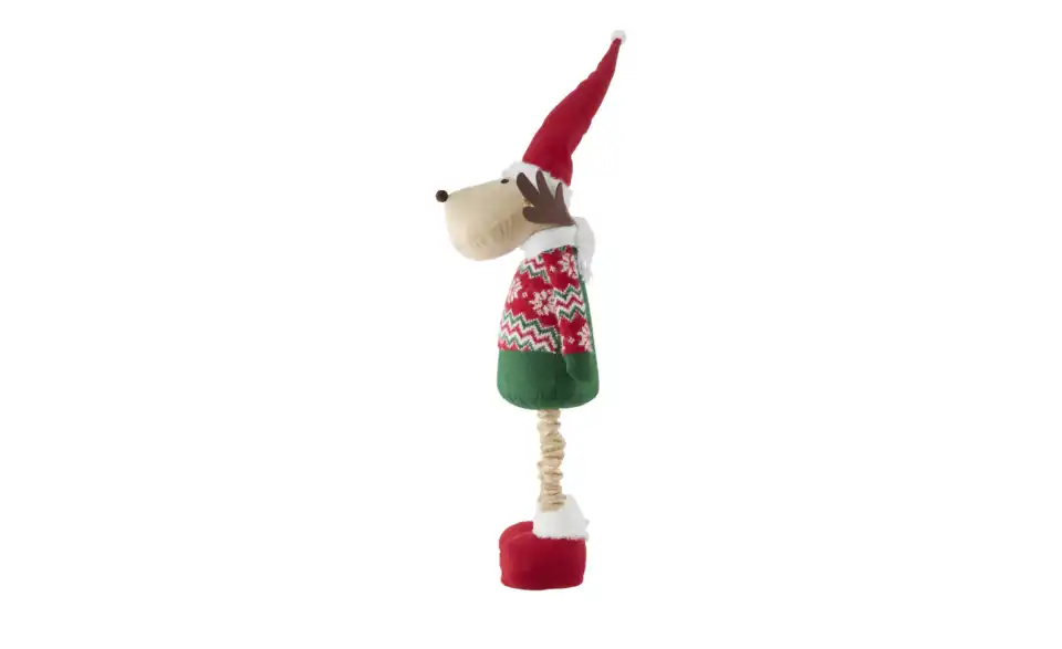Figur Weihnachtsrentier, Profilansicht