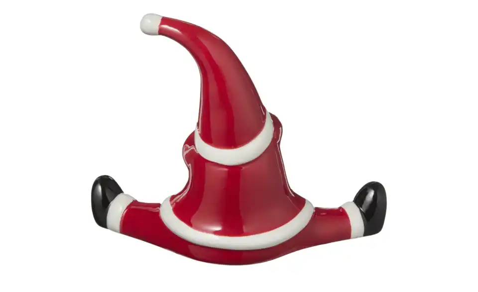 Dekofigur Santa, Rückansicht