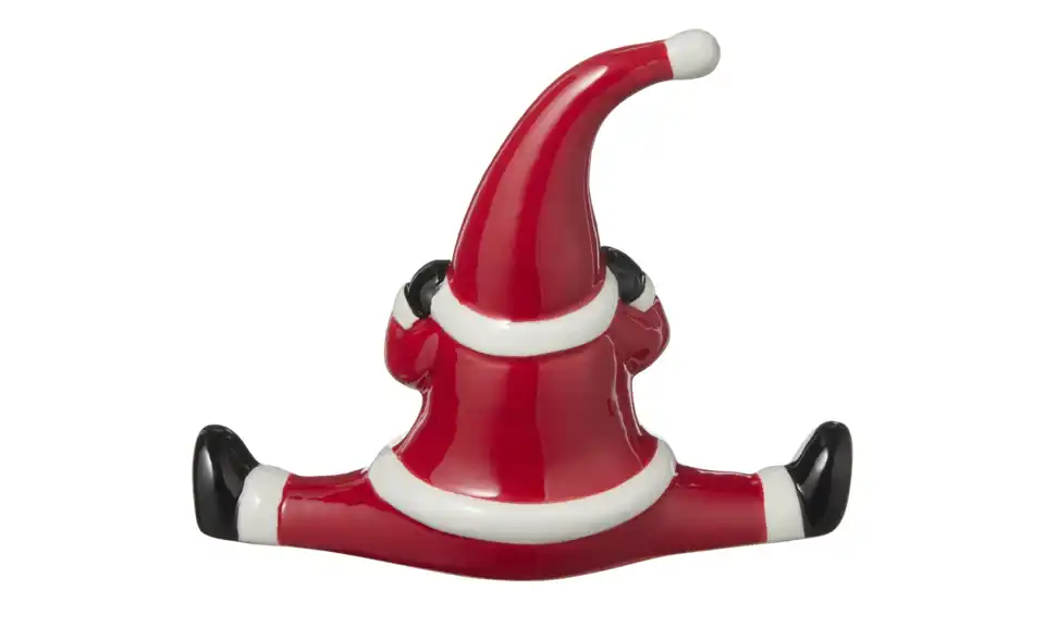 Dekofigur Santa, Rückansicht
