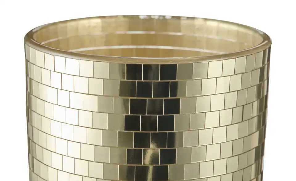 Teelichtglas Mosaik, Detailansicht