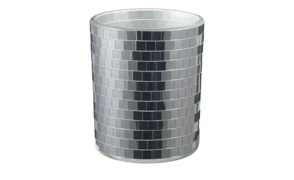Teelichtglas Mosaik, Frontansicht