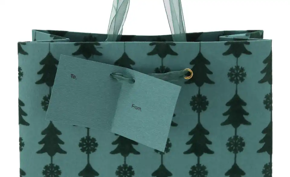 Weihnachtsgeschenktüte, Detailansicht