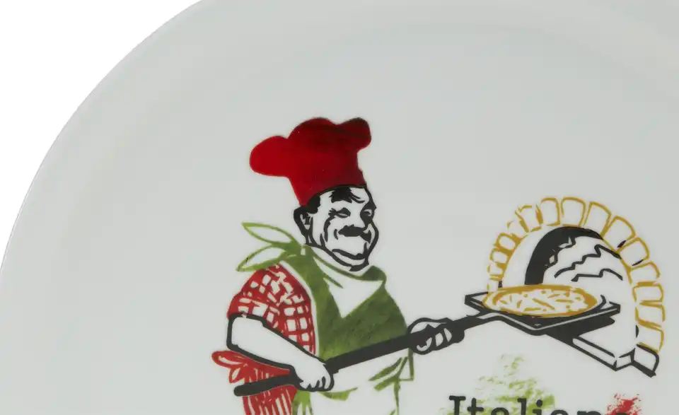 Peill+Putzler Pizzateller, Detailansicht