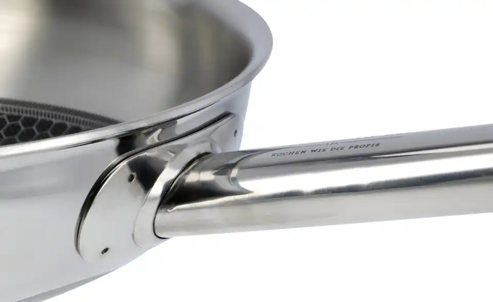 Meisterkoch Edelstahlpfanne RHOMBUS, Detailansicht