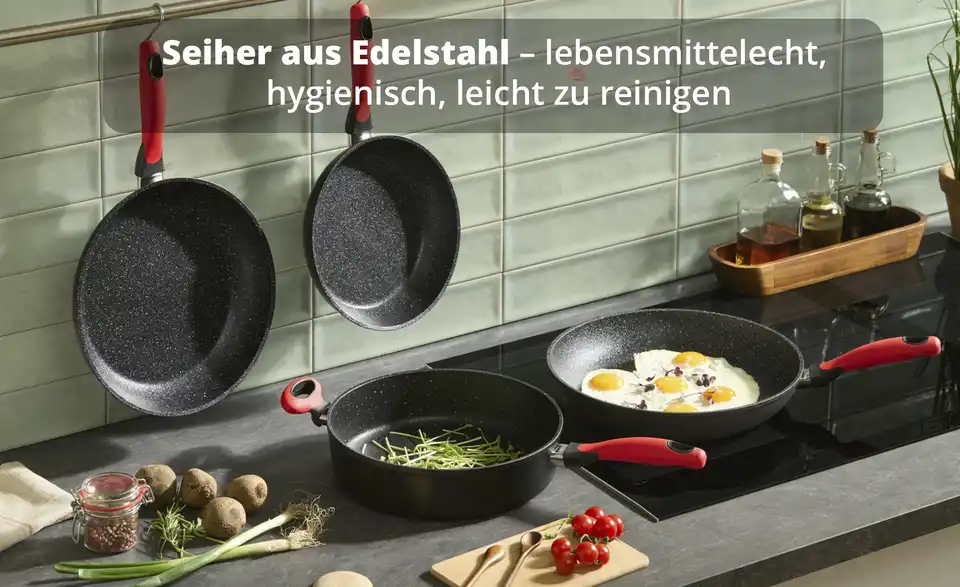 KHG Bratpfanne Red'n'Hot, Bild mit Text