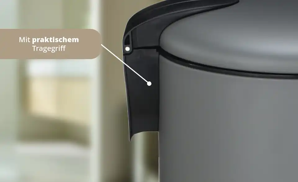 KHG Abfalleimer, Bild mit Text