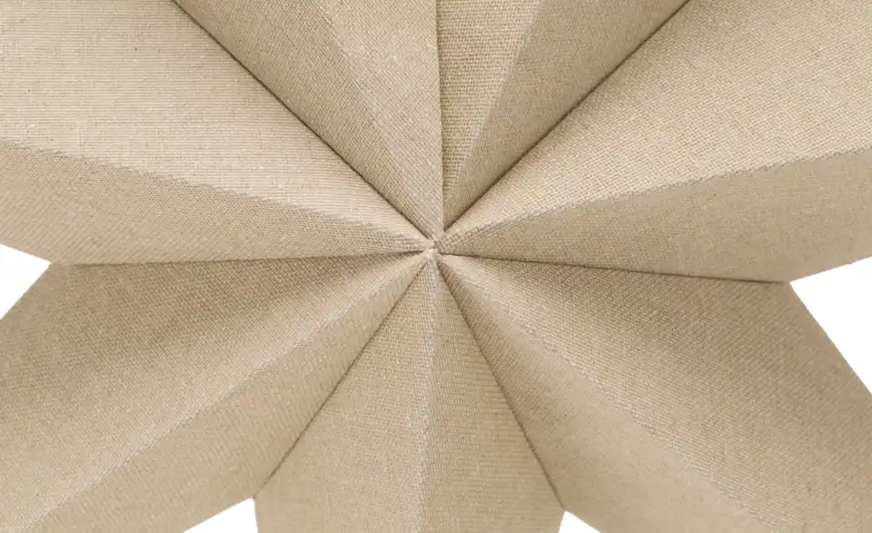 Papierstern, Detailansicht