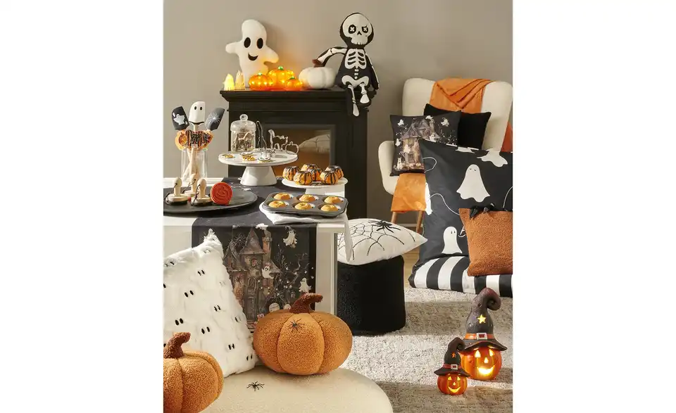 LED Kürbisse 3er Set, in Wohnsituation