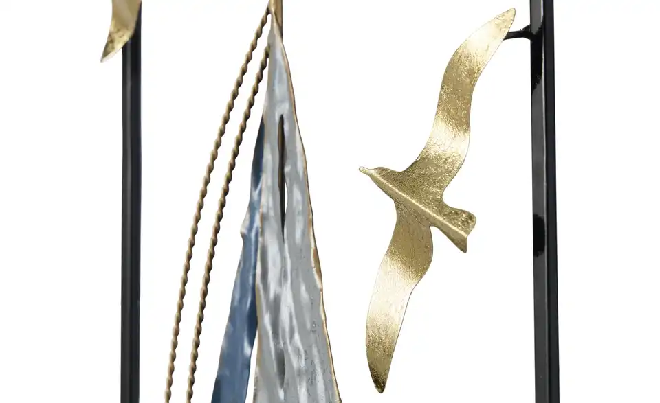 Wanddekoration Boot, Detailansicht