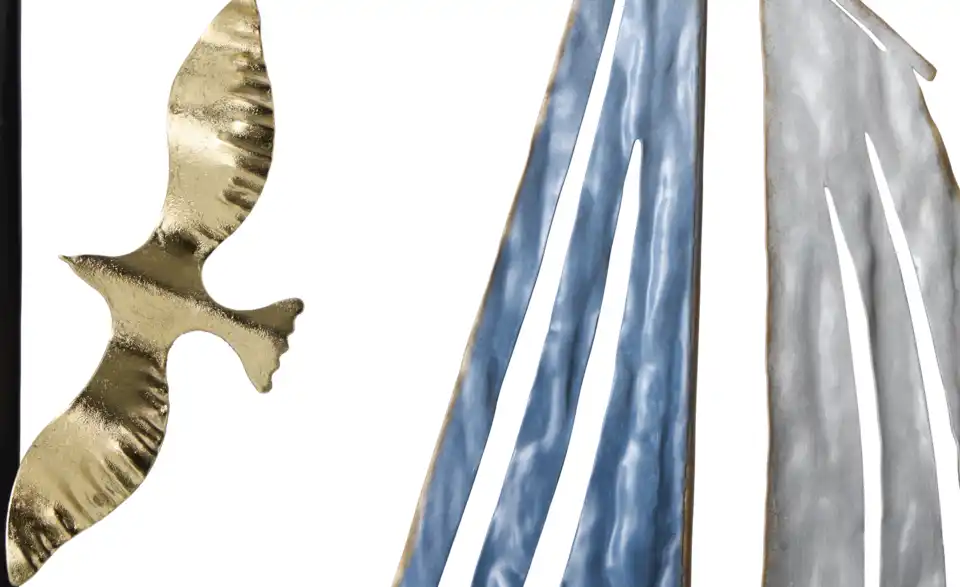 Wanddekoration Boot, Detailansicht