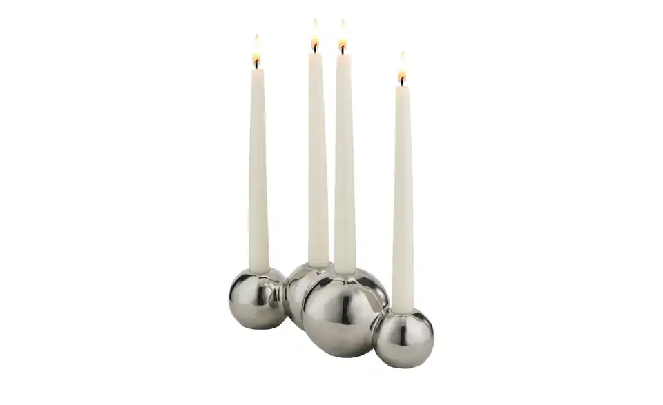Kerzenhalter Kugeln, Beleuchtet