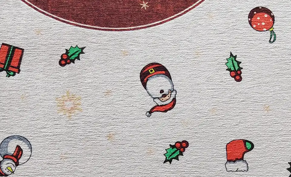 Webteppich Noel, Detailansicht