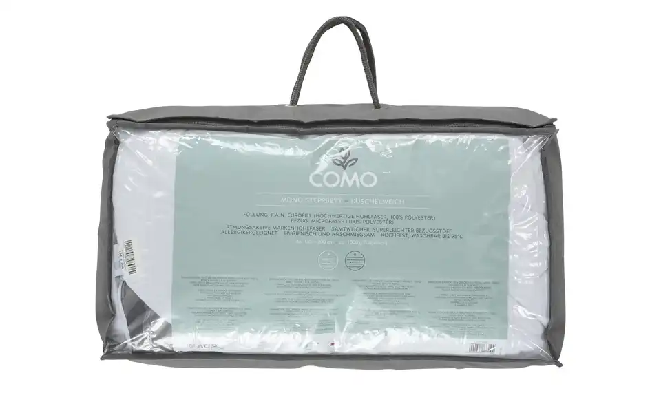 Mono-Steppbett Kuschelweich, Detailansicht