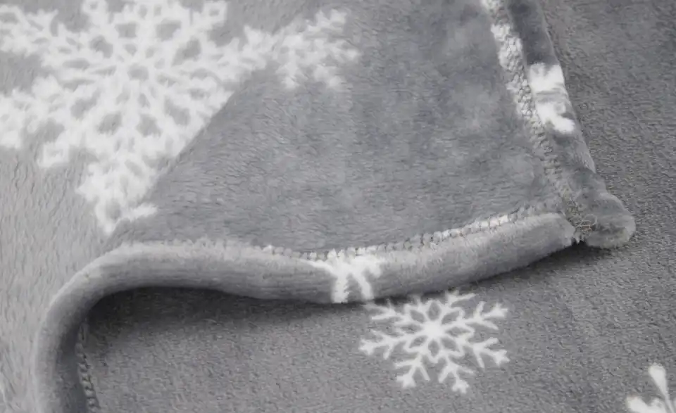 como Plaid Schneeflocken, Detailansicht