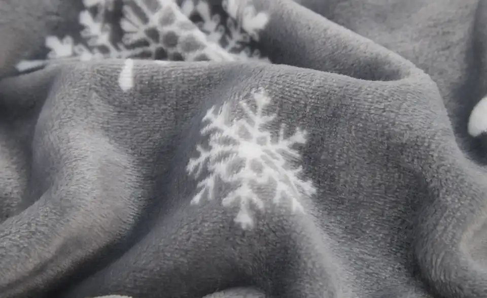 como Plaid Schneeflocken, Detailansicht