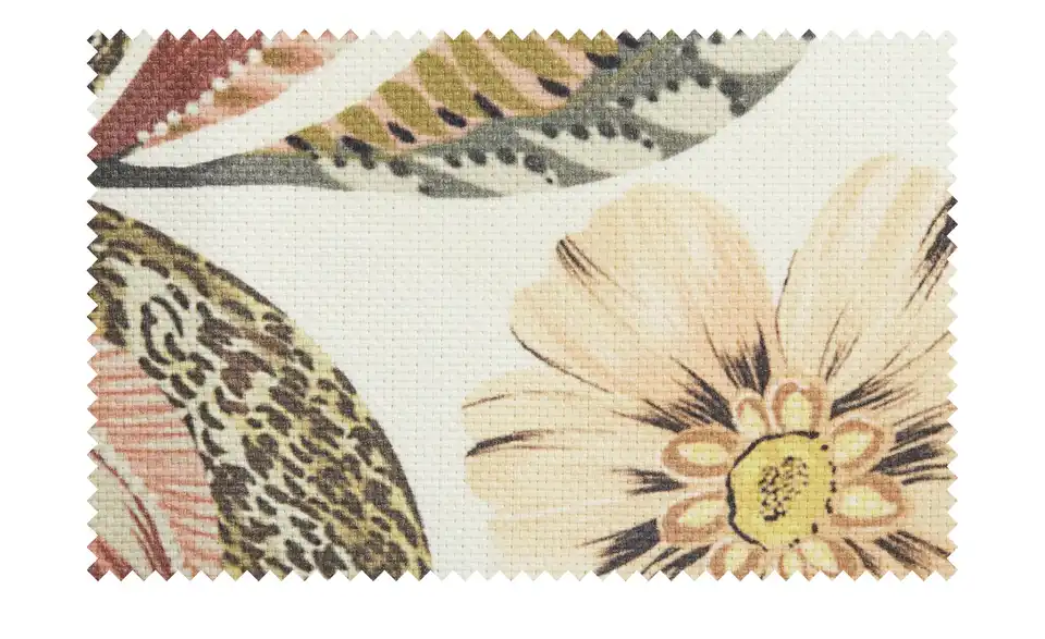 como Kissen Floral, Stoffstruktur