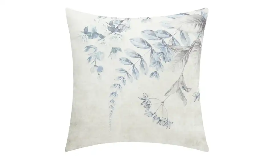 como Kissen Blue Leaves, Frontansicht
