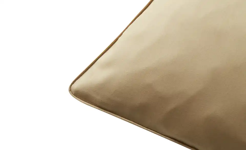 Como Green Satin Bettwäsche Uni, Detailansicht