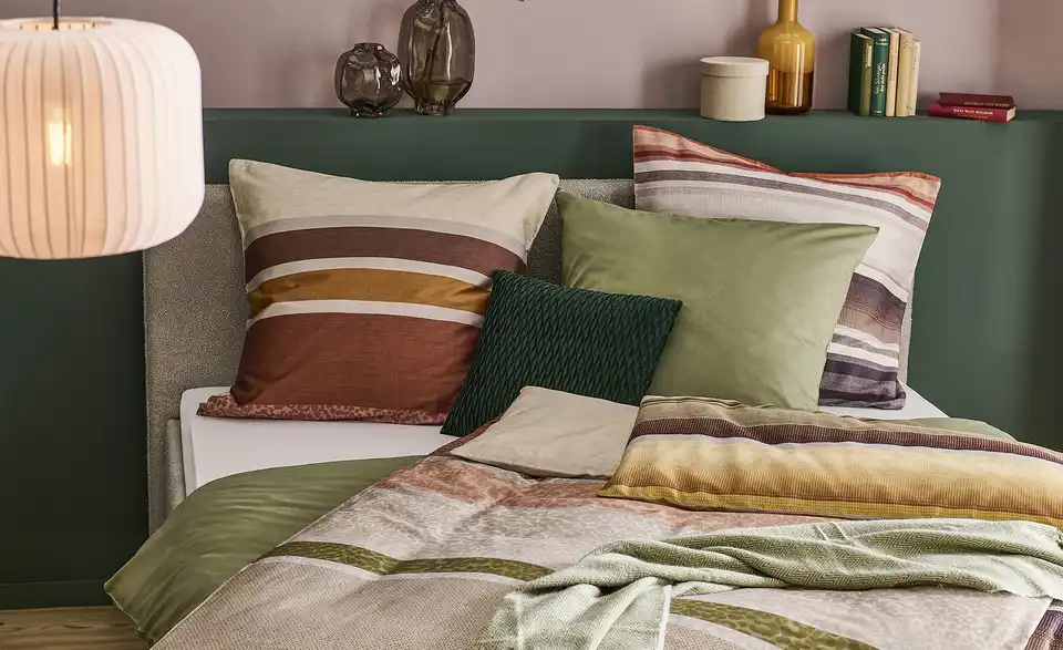 como Satin Bettwäsche, in Wohnsituation