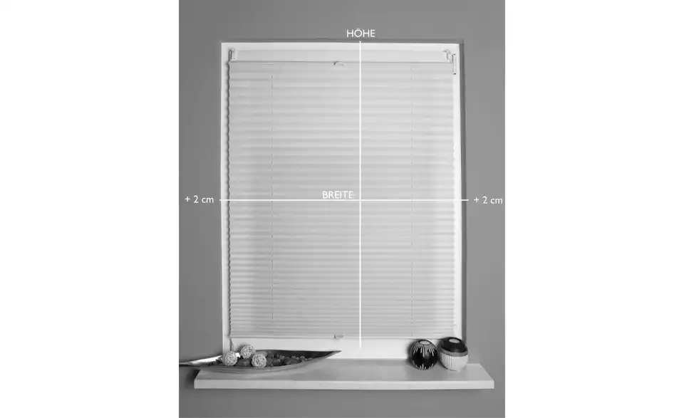 HOME Wohnideen Plisseerollo, Detailansicht
