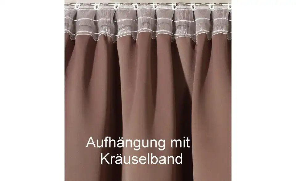 Verdunk.-/Thermovorhang, Bild mit Text