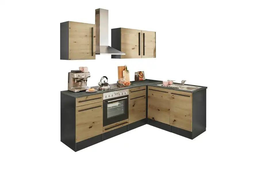 Küchenzeile mit E-Geräten, Perspektive