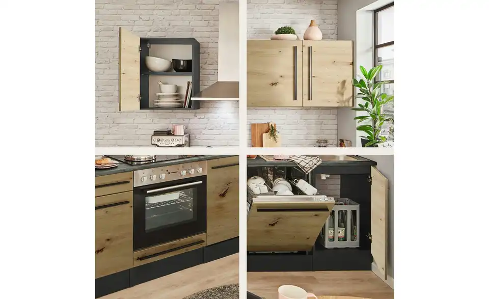 Küchenzeile mit E-Geräten, Detailansicht