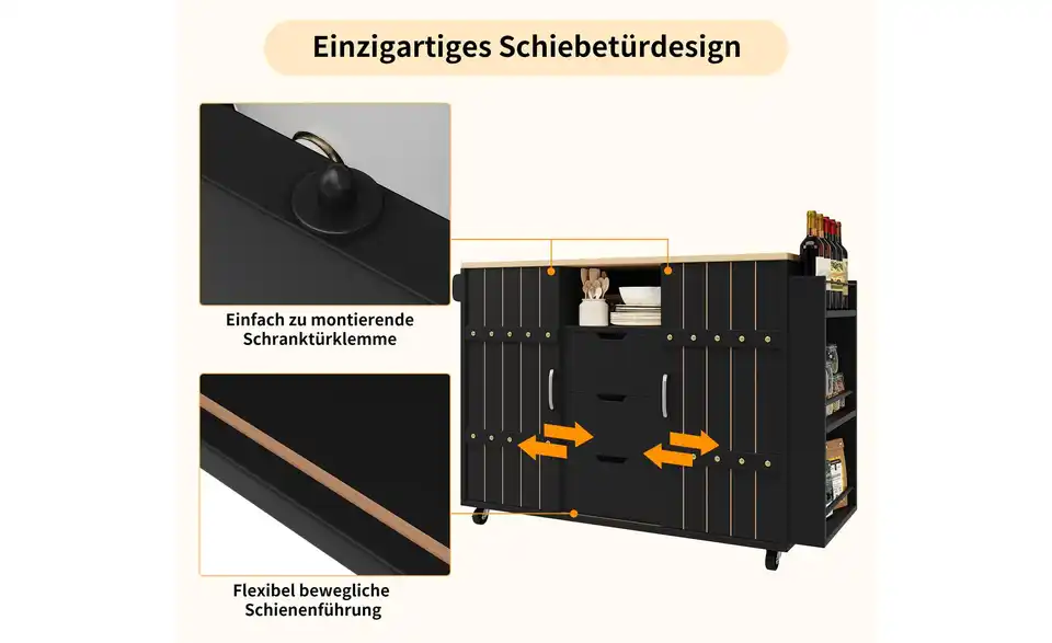 Küchenwagen, Bild mit Text