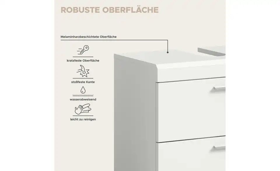 Badmöbel-Set SCHLOONSEE, 2 teilig, bestehend aus: Waschbeckenunterschrank, Spiegel in verschiedenen Farben erhältlich, Badmöbel, Kombination, Badezimmer Schloonsee, Bild mit Text