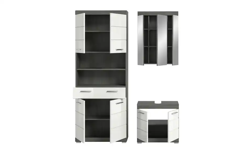 Badkombination, geöffnet