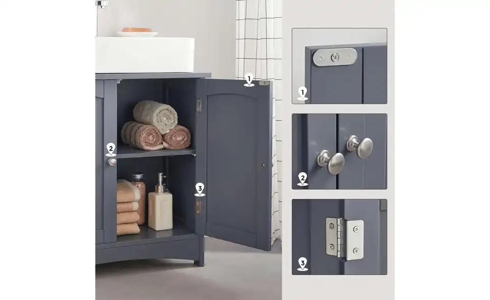 Bad-Unterschrank, Detailansicht
