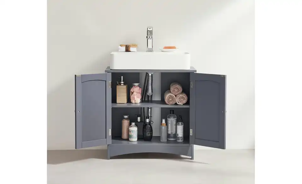 Bad-Unterschrank, geöffnet