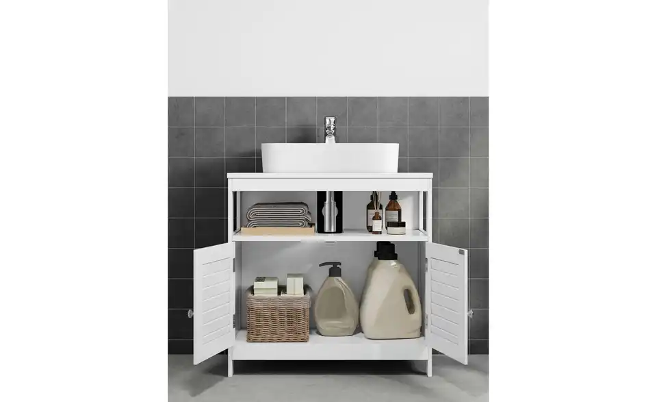 Bad-Unterschrank, geöffnet