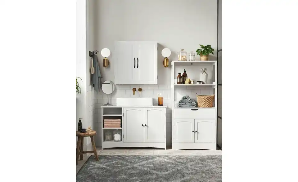 Waschbeckenunterschrank, in Wohnsituation