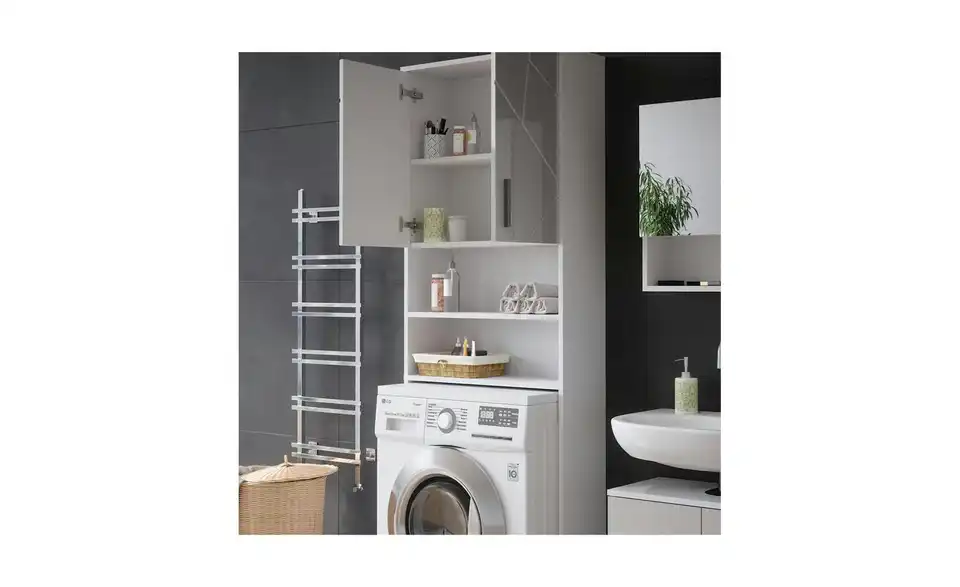 Waschmaschinenschrank, Detailansicht